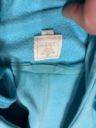 Sudadera Adidas Y2K Graffiti Azul y Amarillo 00s