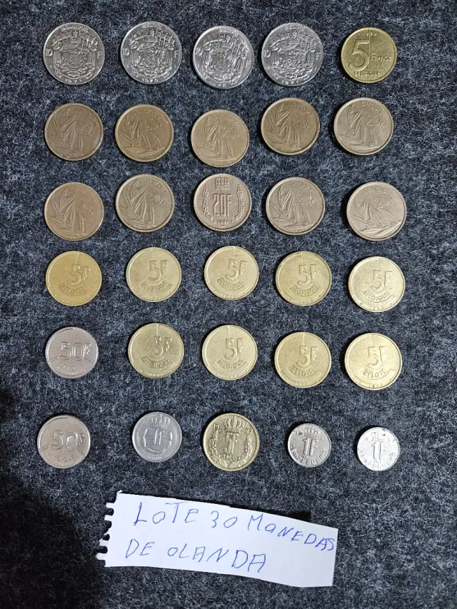 Lote 30 Monedas de Holanda