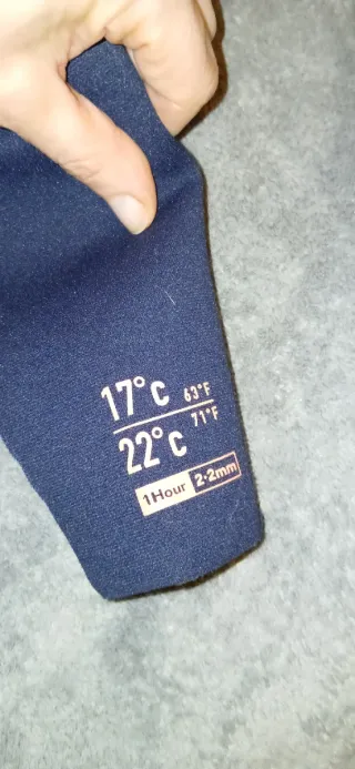 Traje Neopreno Talla S Azul Marino