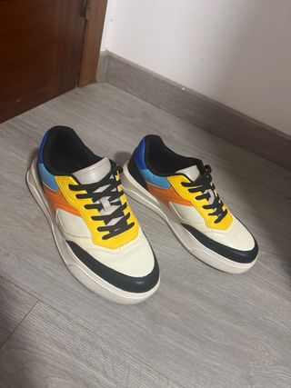 Zara Tenis Deportivos Talla 40 Multicolor