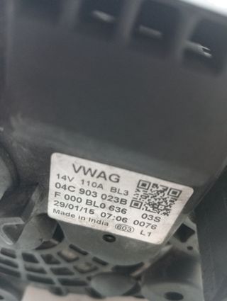 ALTERNADOR SKODA CITIGO E IV (NE1)