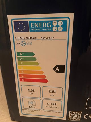 Aire Acondicionado Portátil Fulmo 7000 BTU/H
