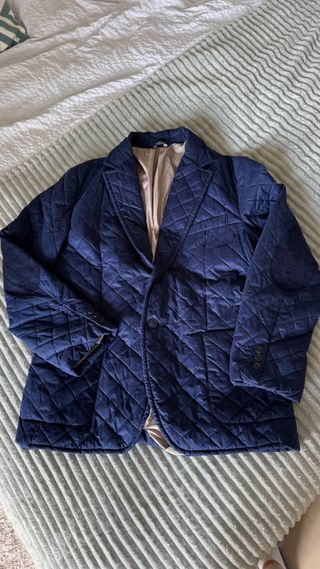 Americana acolchada azul marino Talla M-L