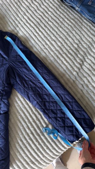 Americana acolchada azul marino Talla M-L