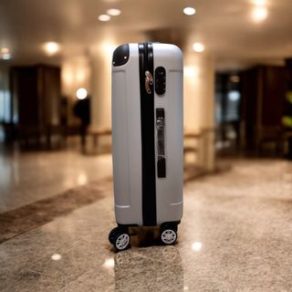 Maleta 77cm Plata Nueva