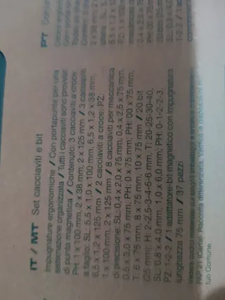 Set Destornilladores y Puntas Parkside 37 Piezas