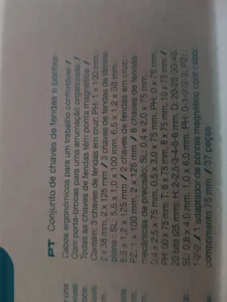 Set Destornilladores y Puntas Parkside 37 Piezas