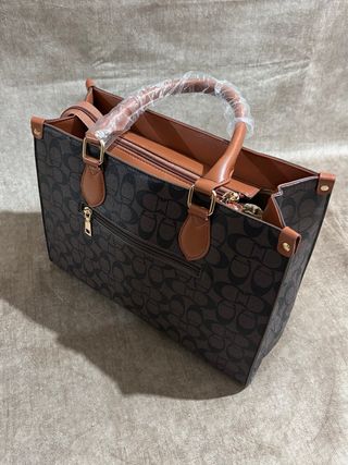 Bolso Mujer Marrón y Negro