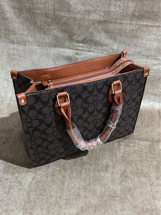 Bolso Mujer Marrón y Negro