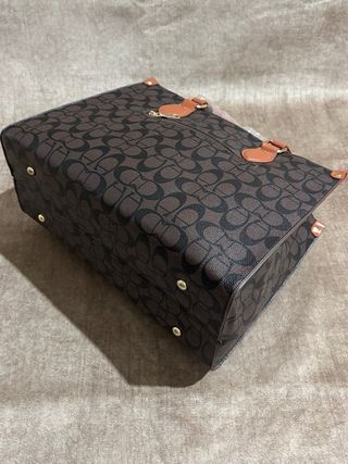 Bolso Mujer Marrón y Negro