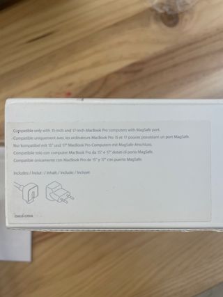 Cable MagSafe 85W Apple Adaptador