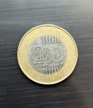 Moneda 200 Forint Hungría