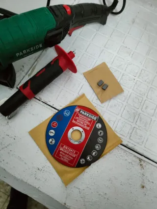 Amoladora Parkside + Disco