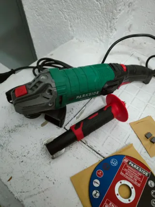 Amoladora Parkside + Disco