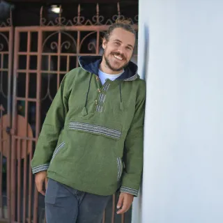 Sudadera virblatt verde unisex