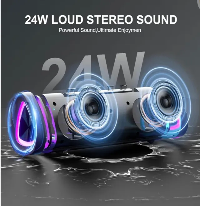 Altavoz Bluetooth Portátil Potente Inalámbrico