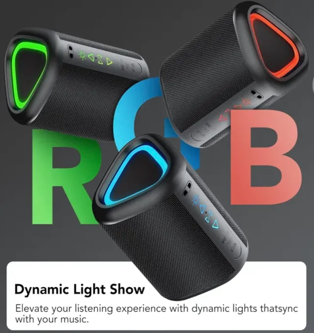 Altavoz Bluetooth Portátil Potente Inalámbrico