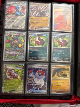 Cartas Pokémon Charizard, Pikachu, Venusaur, Groud