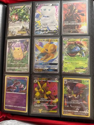 Cartas Pokémon Charizard, Pikachu, Venusaur, Groud