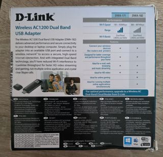 Adaptador USB D-Link Wireless AC1200 Dual Band