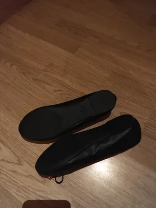 Manoletinas negras con lazo