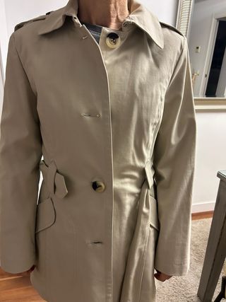 Gabardina Beige Easy Wear Talla 38