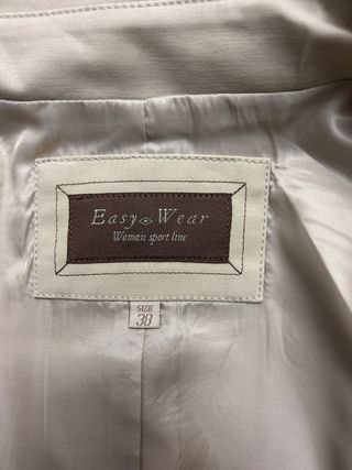 Gabardina Beige Easy Wear Talla 38