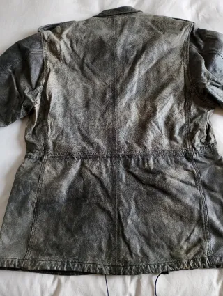 Cazadora hombre en piel envejecida