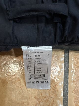 Pantalones de Nieve para Niños Negros