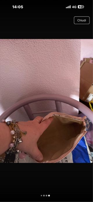 Borsa Hello Kitty rosa e bianca