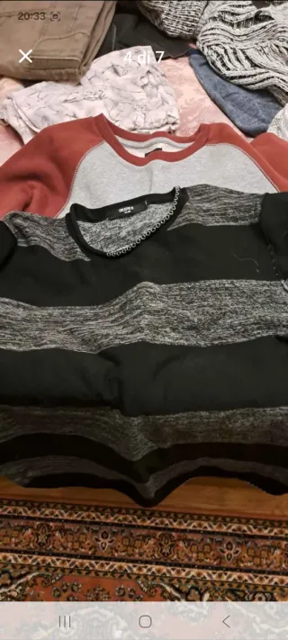 VENDO 7 CAMICIE PIU GIUBBINO E 4 MAGLIE TAGLIA XL