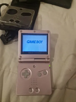 Nintendo Game Boy SP Rosa + Accessori