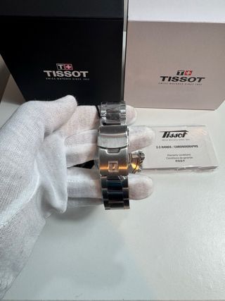 Reloj Tissot Seastar1000 Chronograph verde nuevo