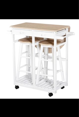 Mesa Bar Plegable con Ruedas