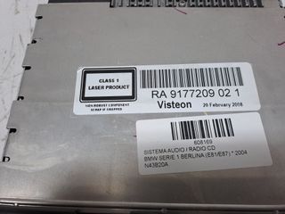 SISTEMA AUDIO / RADIO CD BMW SERIE 1 BERLINA (E81/E87) (2)