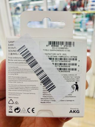 Auriculares Samsung Type-C AKG Negros y blanco