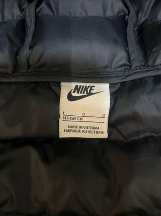Chaqueta anorak Nike negra junior talla L, nueva