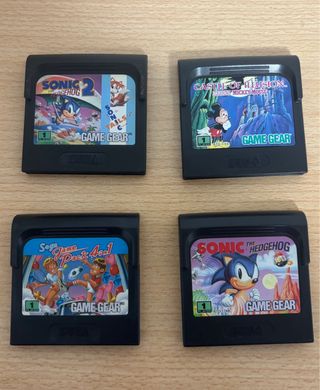 4 Juegos SEGA Game Gear