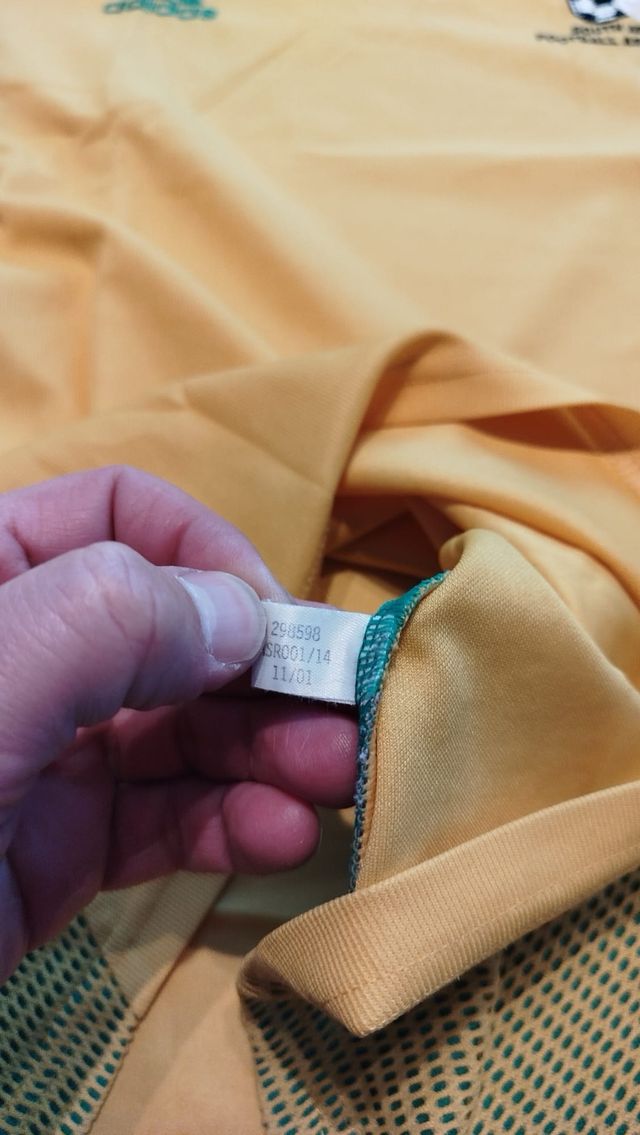 Camiseta seleccion Sudafrica 2002