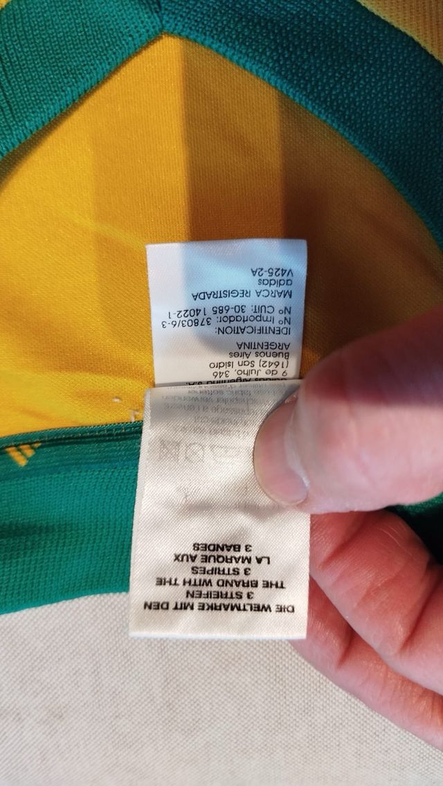 Camiseta seleccion Sudafrica 2002