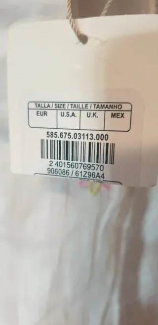 Pañuelo Sfera flores bordadas