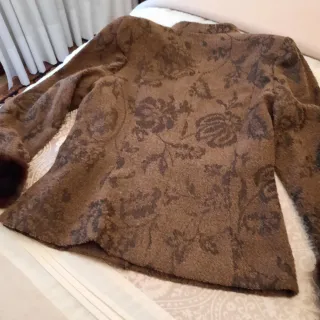 Traje chaqueta y falda marrón Sra.