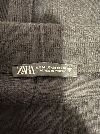 Falda Larga Zara Negra