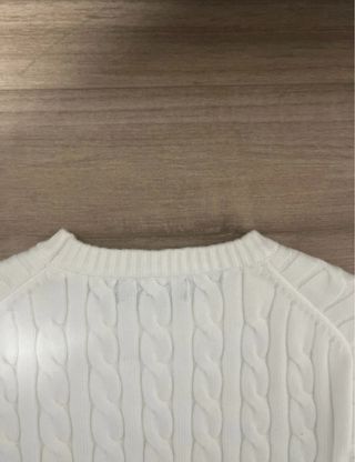 Jersey Stone Island trenzado blanco Talla S