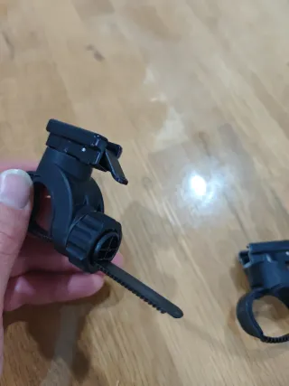 Soporte linterna bici