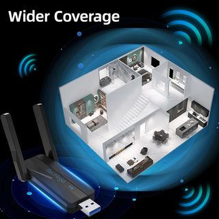 Antena WiFi USB AC1300 máxima velocidad