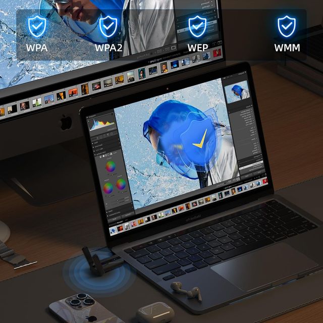 Antena WiFi USB AC1300 máxima velocidad