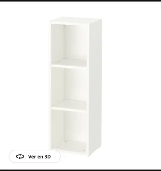 Estantería Smågöra Blanca de Ikea.
