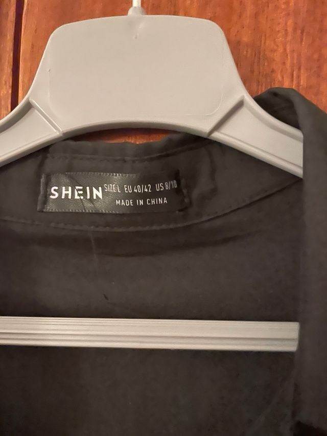 Camisa negra SHEIN talla L
