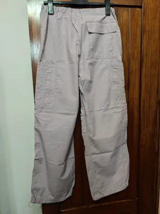 Pantalones cargo morados